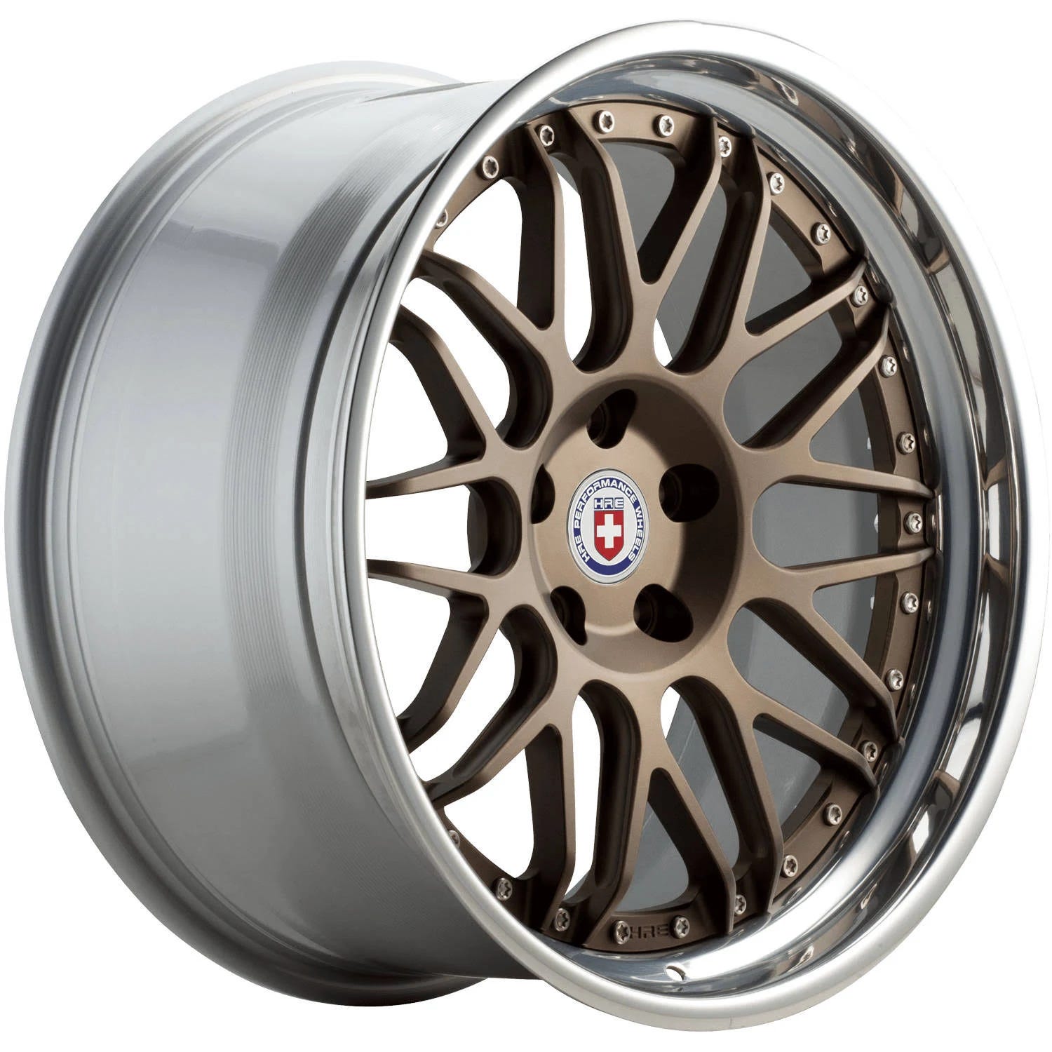 HRE C100 Satin Bronze Alloy Wheels (5x4.5) - Mesh Style | Image