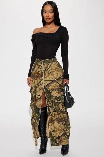 cargo-utility-zipper-detail-camo-maxi-bodycon-skirt-in-khaki-combo-size-l-for-streetwear-fashion-nov-1