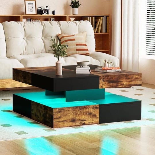 rustic-brown-led-coffee-table-for-living-room-wood-square-2-tier-storage-modern-middle-center-table--1