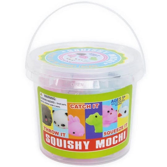 five-below-squishy-mochi-animals-18-piece-bucket-1