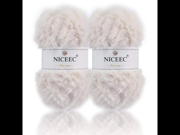niceec-2-skeins-super-soft-fur-yarn-chunky-fluffy-faux-fur-yarn-eyelash-yarn-for-crochet-knit-total--1
