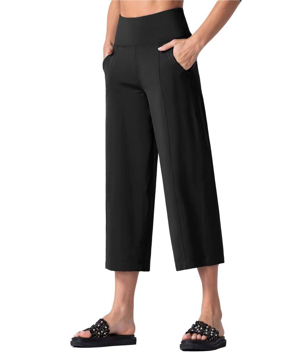 High Waisted Black Pants with Tummy Control | Image