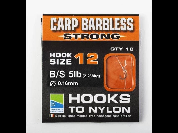 barbless-hooks-preston-carp-strong-hooks-to-nylon-size-17