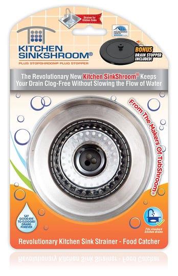 kitchen-sinkshroom-revolutionary-clog-free-sink-strainer-basket-with-stopper-silver-1