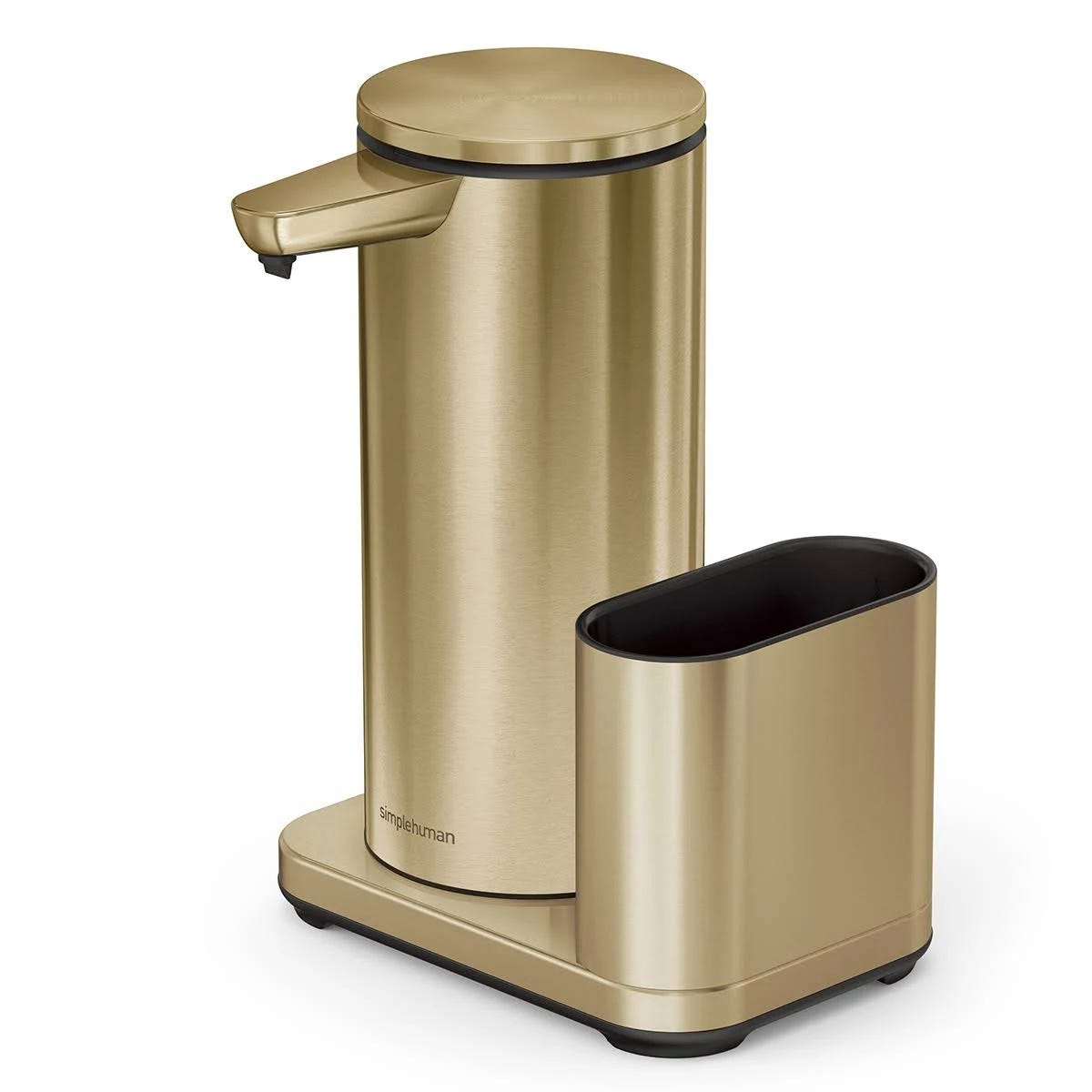 Simplehuman Touch-Free Liquid Soap Dispenser with Sponge Caddy | Image