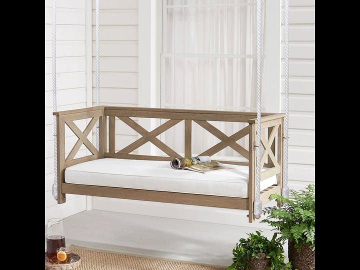 mainstays-ella-rose-2-person-cushioned-bench-porch-swing-gray-1