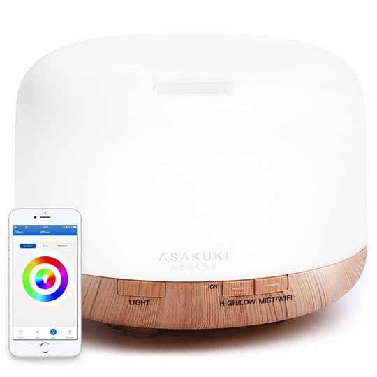 asakuki-smart-wi-fi-essential-oil-diffuser-app-and-voice-control-compatible-with-alexa-500ml-aromath-1