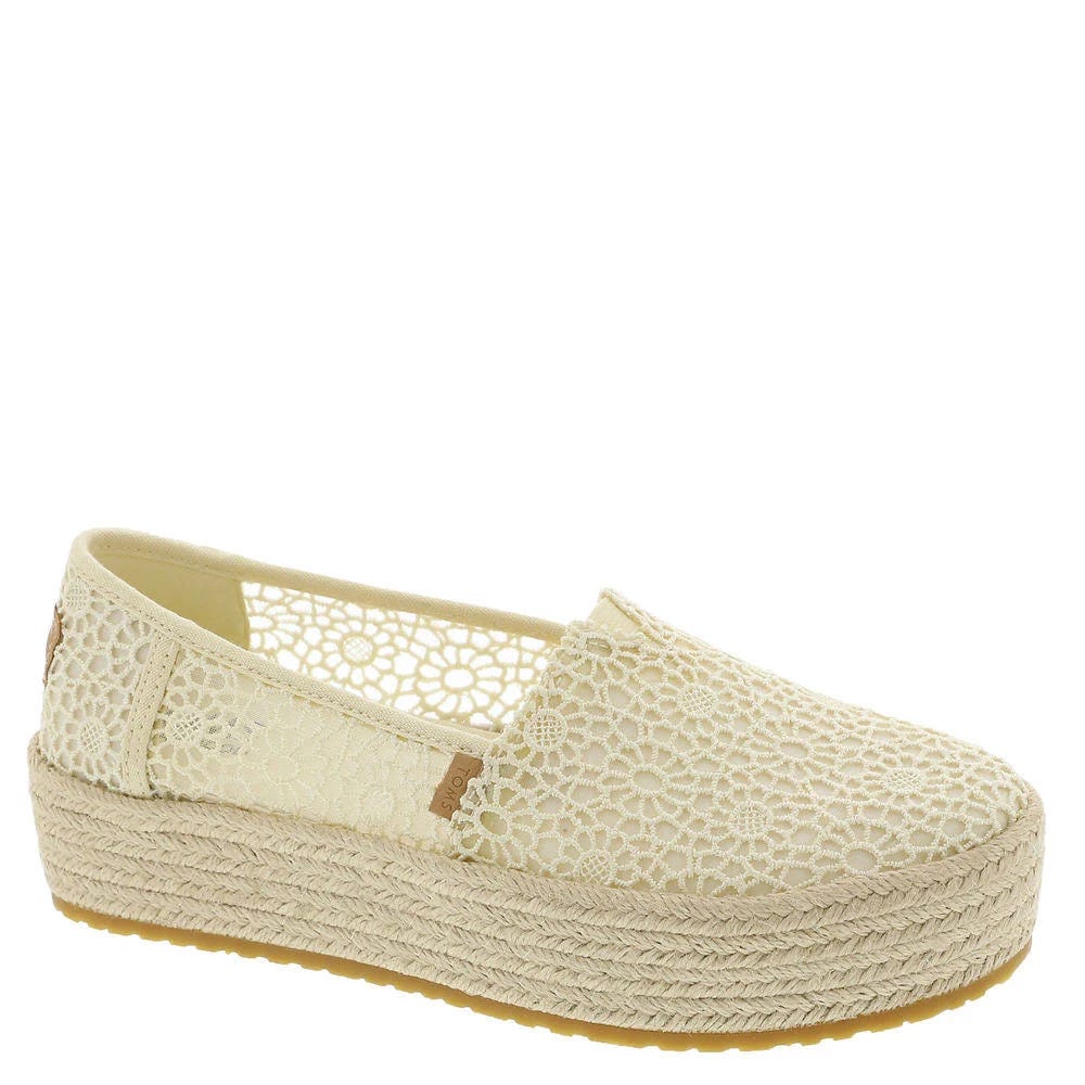 Boho-Inspired White Espadrille Flats by Toms | Image