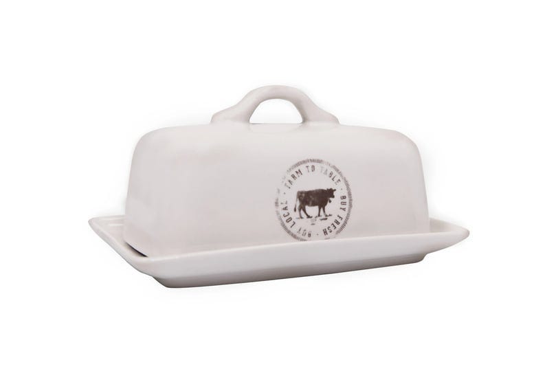 creative-co-op-da5366-stoneware-butter-dish-with-cow-decal-1