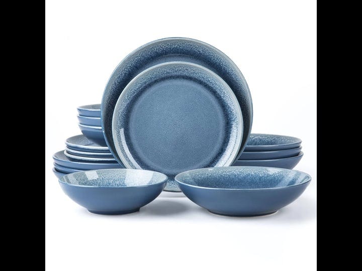 arora-fait-round-stoneware-16pc-double-bowl-dinnerware-set-for-4-dinner-plates-side-plates-cereal-bo-1