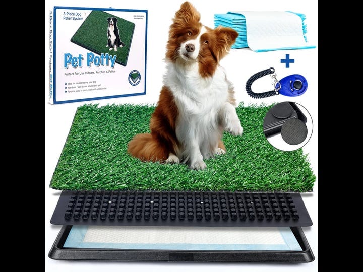 petwish-dog-grass-pad-with-tray-indoor-dog-potty-grass-pad-for-dogs-portable-training-pad-with-tray--1
