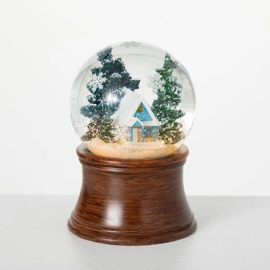 sullivans-led-blue-cabin-snow-globe-multicolor-6h-resin-1