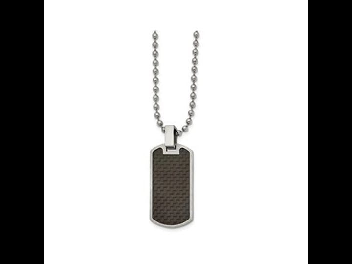 mens-black-carbon-fiber-dog-tag-pendant-necklace-in-stainless-steel-with-chain-1