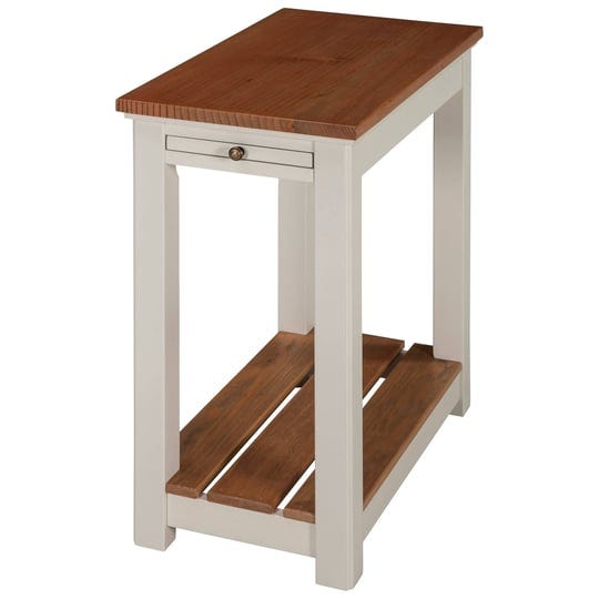 savannah-chairside-end-table-with-pull-out-shelf-ivory-with-natural-wood-top-1