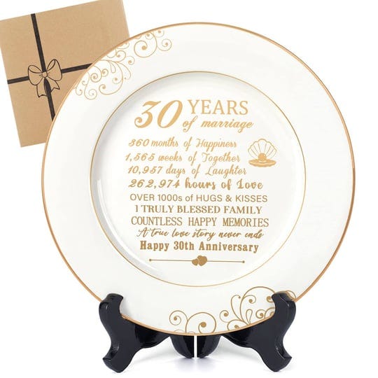 urllinz-30th-anniversary-wedding-gifts-for-wife-30th-anniversaty-plate-with-24k-gold-foil30-year-ani-1