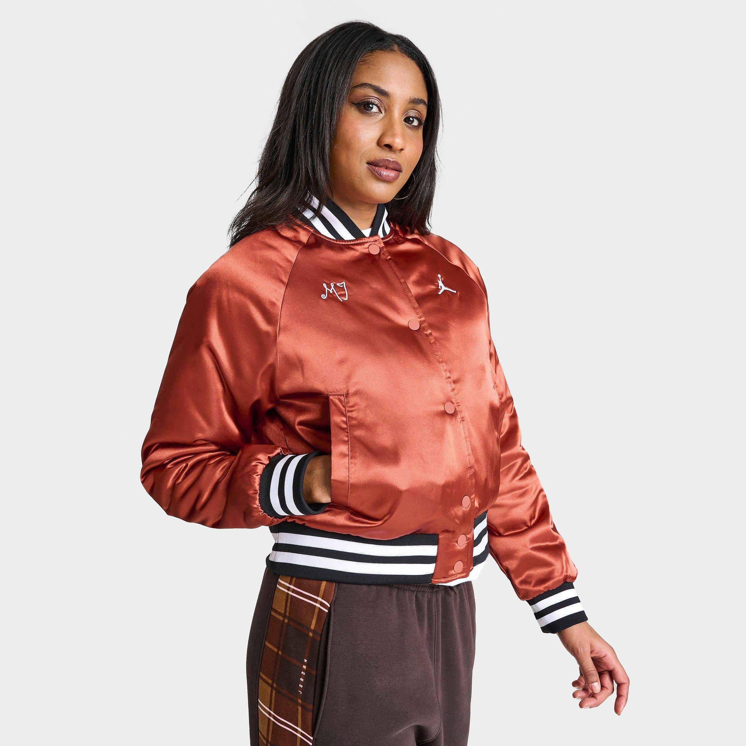 Vibrant Pink Women's Jordan Bomber Jacket - Size XS | Image