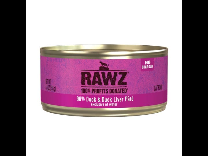 rawz-96-duck-duck-liver-pate-canned-cat-food-5-5-oz-case-of-25