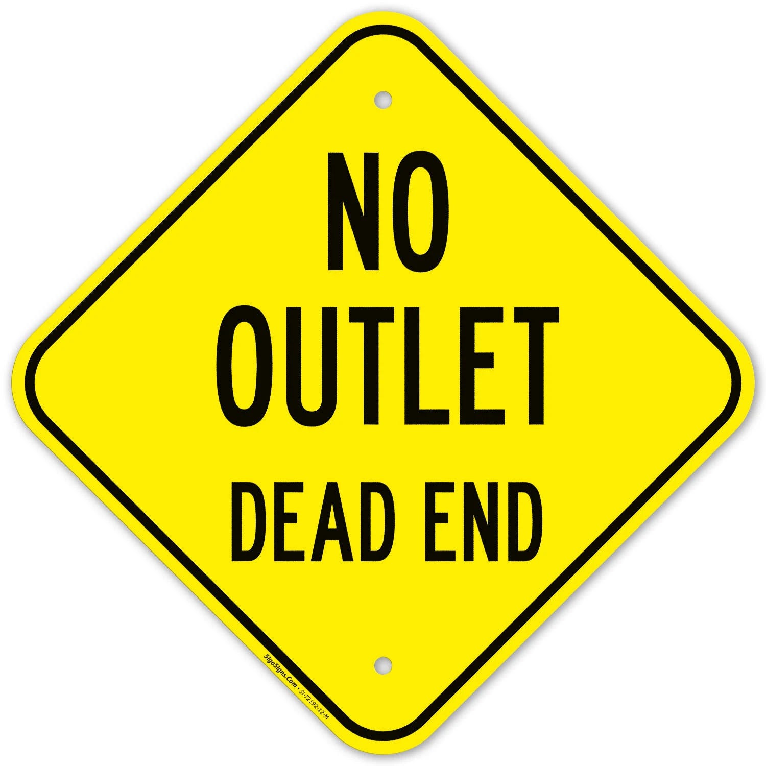 Dead End Sign for Roadway Entrance | Image