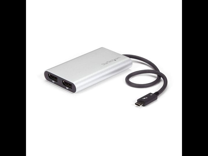 startech-thunderbolt-3-to-dual-displayport-4k-60hz-mac-and-windows-compatible-external-video-adapter-1