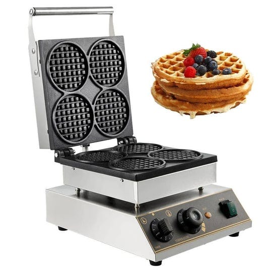 vevor-1750-watt-commercial-round-waffle-maker-4-waffle-stainless-steel-nonstick-electric-muffin-mach-1