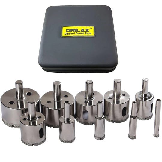 drilax-10-pcs-diamond-drill-bit-set-hole-saws-for-kitchen-bathroom-shower-1