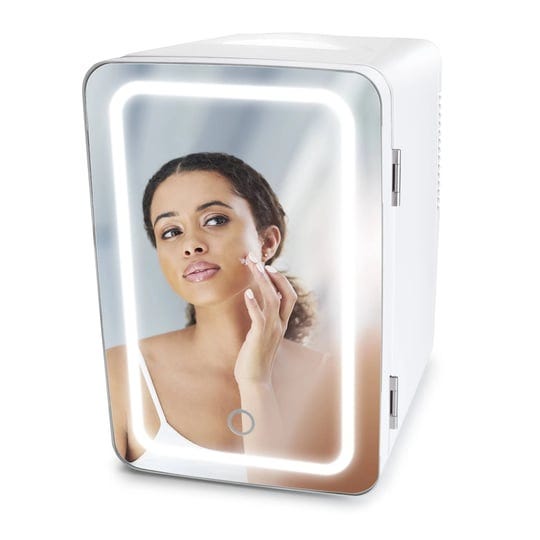 kell-personal-chiller-led-lighted-mini-fridge-with-mirror-door-white-1