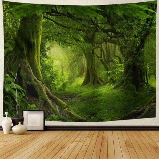 lahasbja-virgin-forest-tapestry-green-tree-in-misty-forest-tapestry-wall-hanging-nature-scenery-wall-1