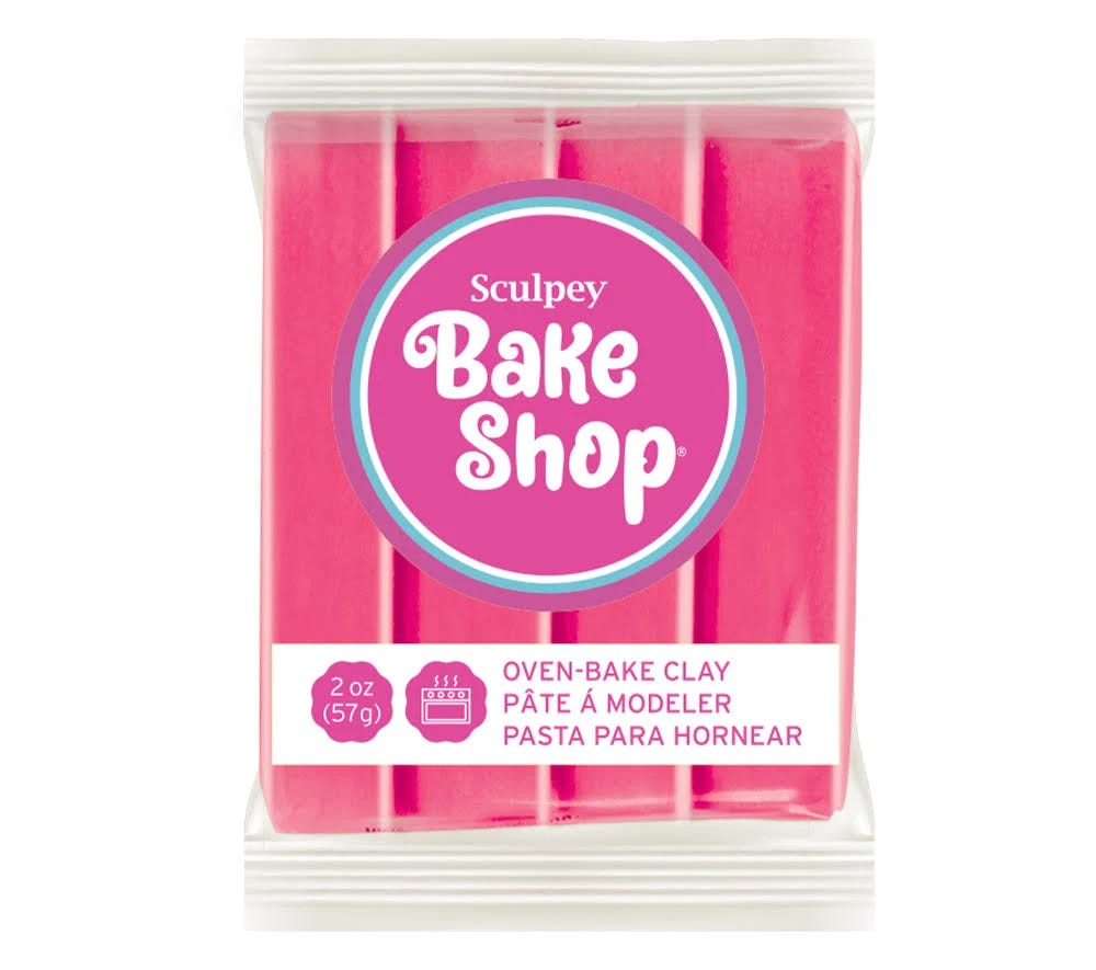 Sculpey Pink Oven-Bake Clay 2oz - Create Edible Art | Image