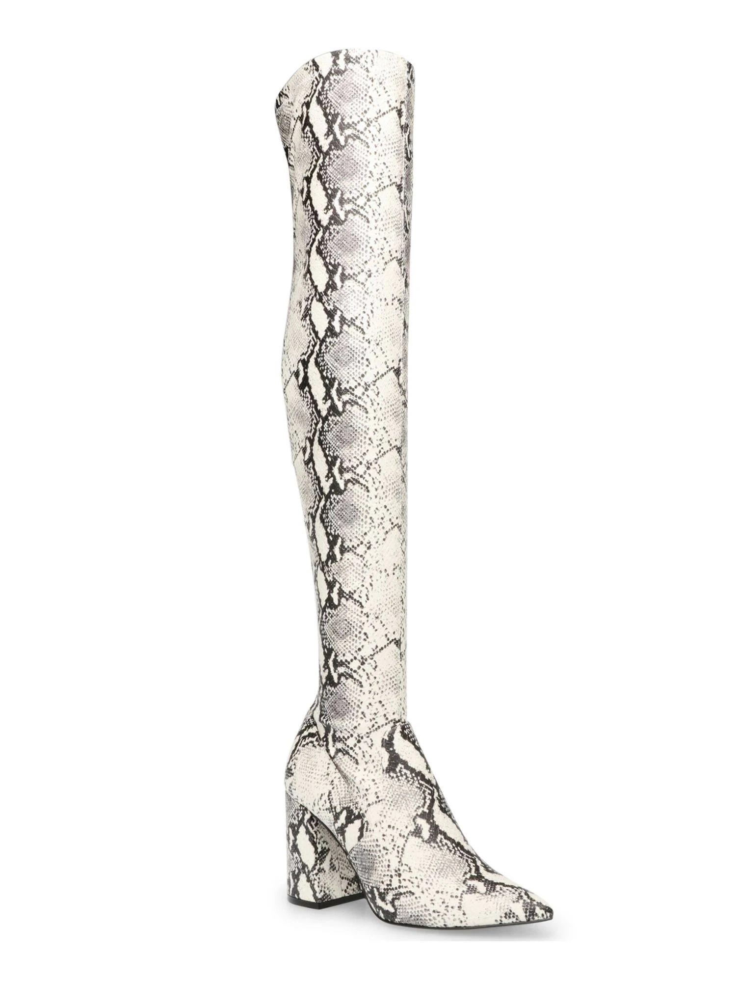 Steve Madden - Styles Jacoby Snakeskin Thigh-High Boots | Image