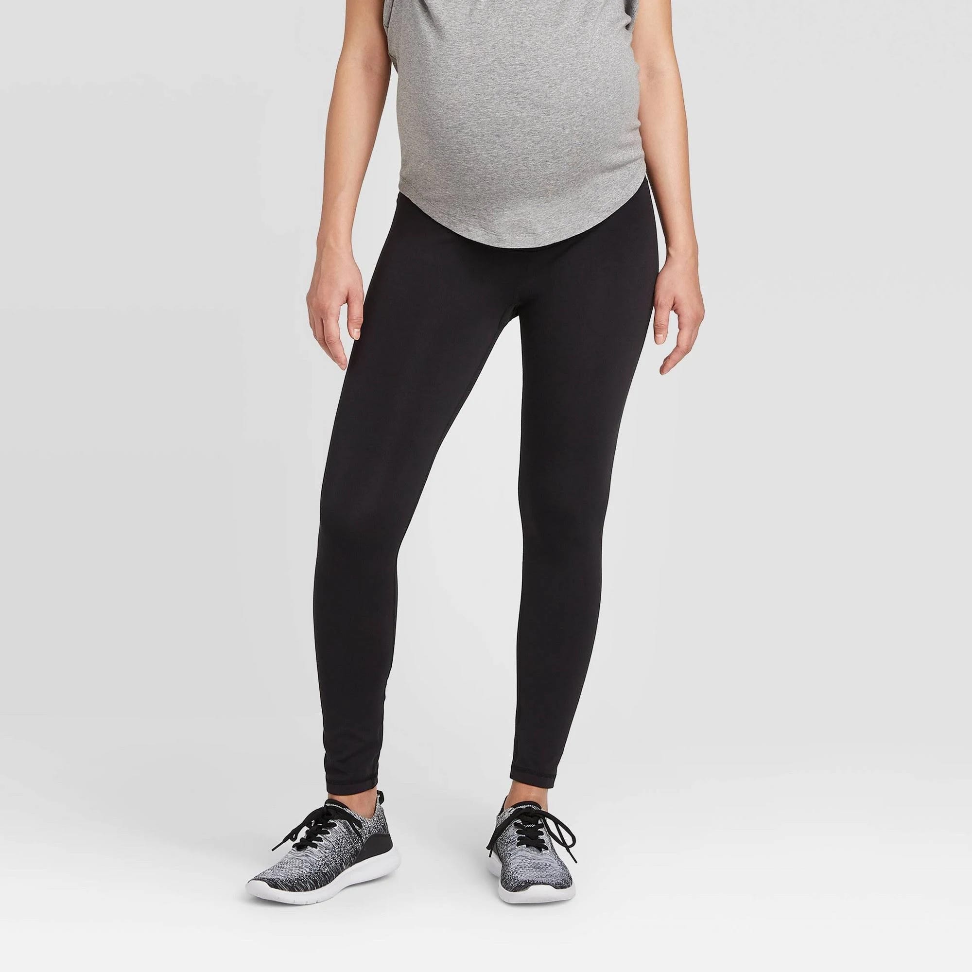 Stylish Active Maternity Leggings for Pregnancy Support | Image