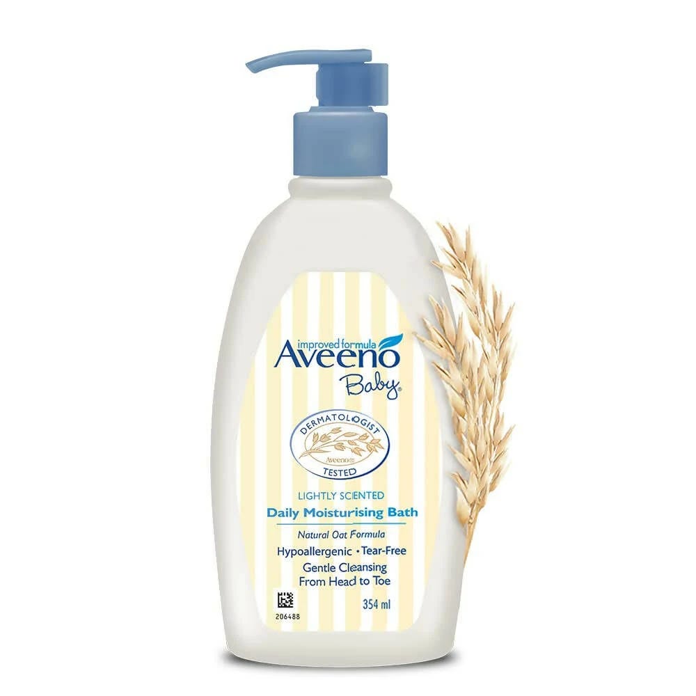 Aveeno Daily Moisturising Bath: Gentle Oatmeal-Infused Baby Cleansing Wash | Image