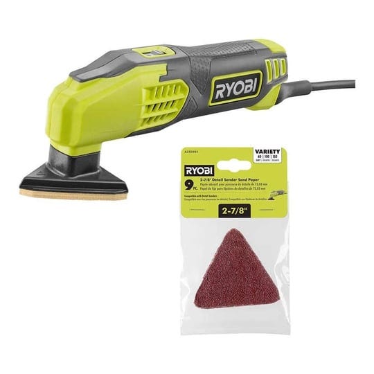 ryobi-0-4-amp-corded-2-7-8-in-detail-sander-with-extra-9-piece-2-7-8-in-detail-sand-paper-assortment-1