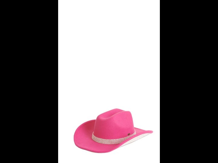 womens-c-c-tinseltown-rhinestone-cowboy-hat-hot-pink-clear-1
