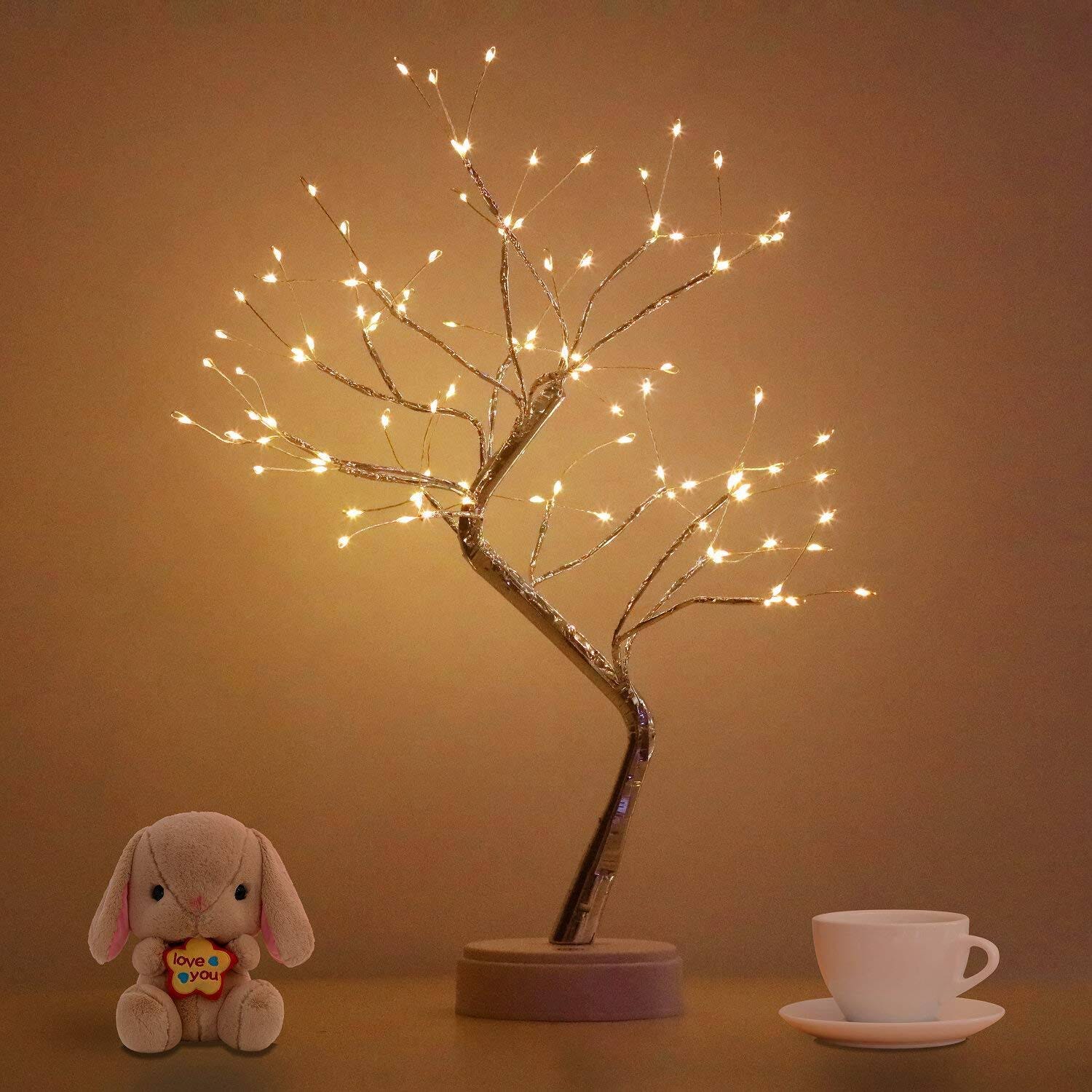 Bonsai Tree Light: Stylish Aesthetic Night Light for Room Decor | Image
