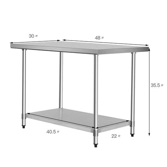 premium-stainless-steel-work-table-with-shelf-commercial-kitchen-food-prep-table-tl30205-1
