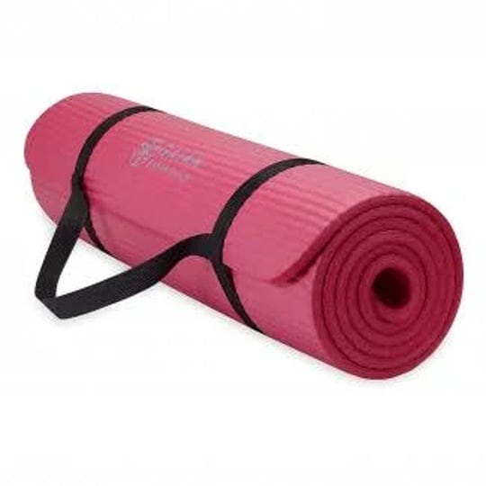 gaiam-essentials-thick-yoga-mat-fitness-exercise-mat-with-easy-cinch-carrier-strap-pink-72l-x-24w-x--1