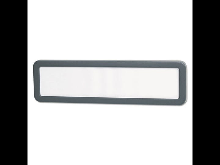 universal-recycled-cubicle-nameplate-with-rounded-corners-9-x-2-1-2-charcoal-1