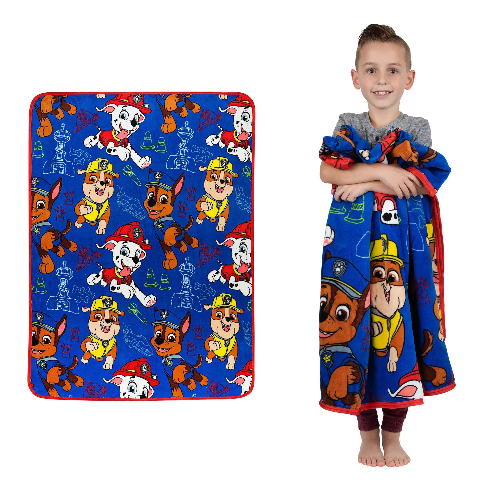 Paw Patrol Super Soft Plush Throw Blanket for Kids by Franco | Image