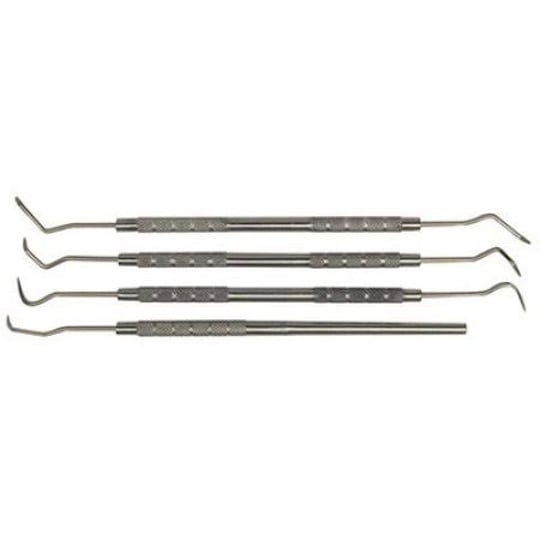 sona-enterprises-dd310c-4-piece-assorted-stainless-steel-dental-tool-pick-set-kit-pic-1