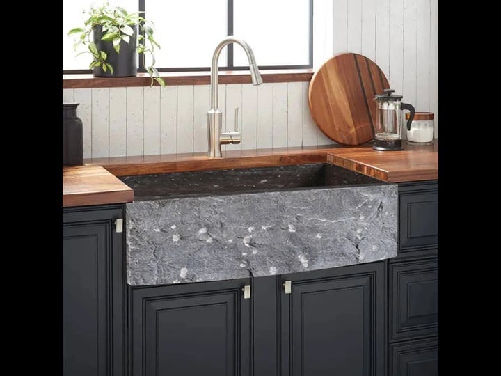 33-farmhouse-black-kitchen-sink-natural-stone-single-large-sink-with-drain-1