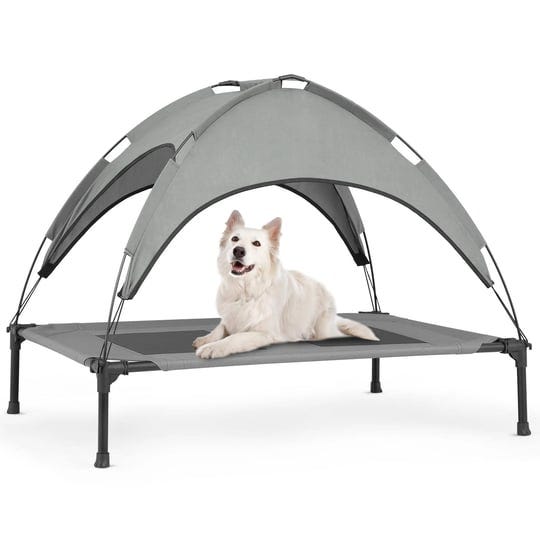 monibloom-42-inch-outdoor-dog-bed-with-canopy-breathable-portable-elevated-dog-bed-with-tent-raised--1