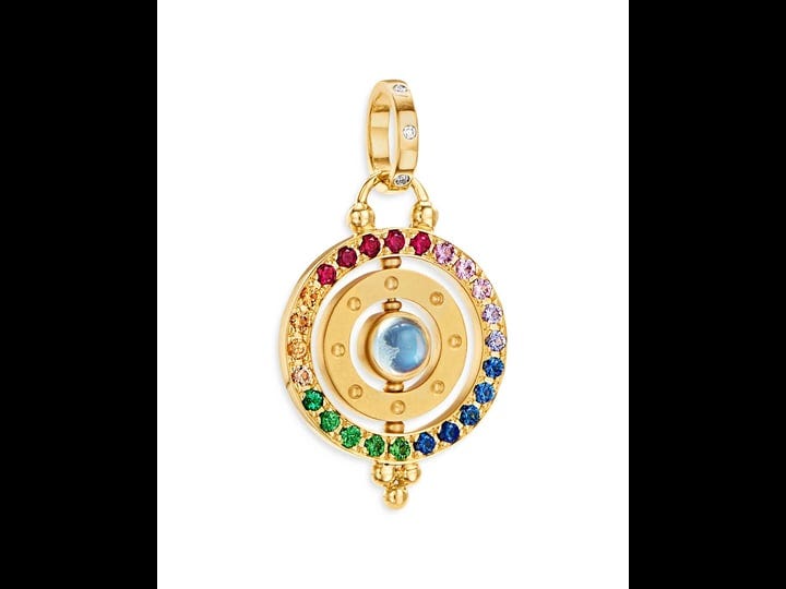 temple-st-clair-womens-celestial-18k-yellow-gold-rainbow-multi-stone-3x-orbit-pendant-1