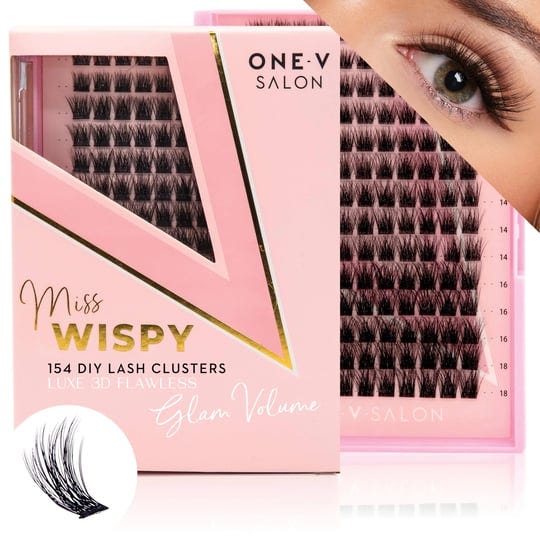 one-v-salon-lash-clusters-miss-wispy-154-pc-10-18mm-luxe-lash-glam-volume-fluffy-3d-eyelash-clusters-1