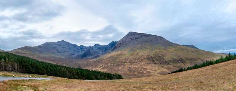 The epic Cuillin Mountains on Skye