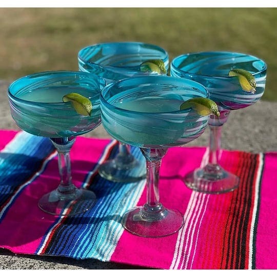 corena-mexican-hand-blown-16-oz-margarita-glasses-aqua-swirl-design-set-of-4-rosecliff-heights-1