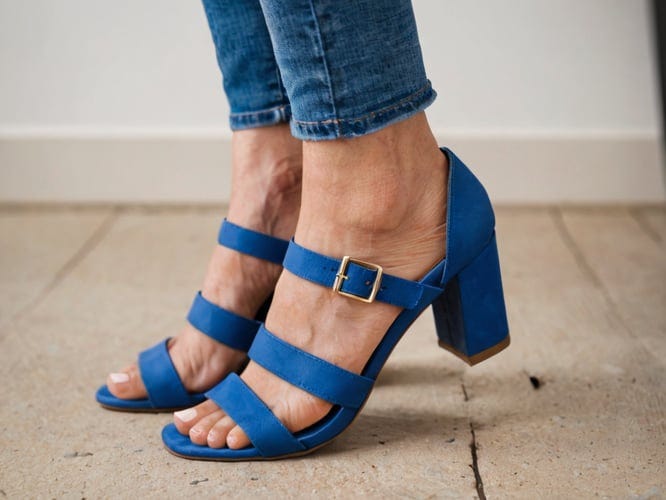 Blue-Block-Heel-Sandals-1