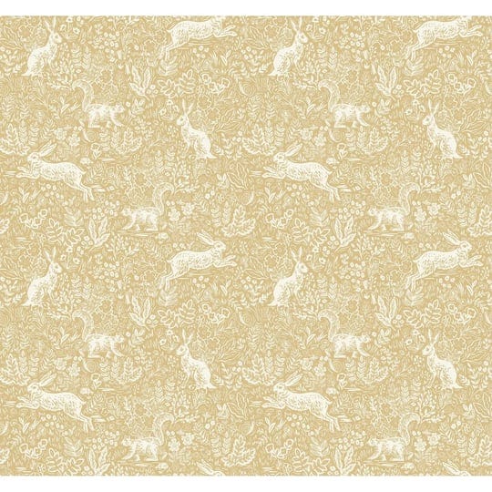 rifle-paper-co-fable-wallpaper-gold-1