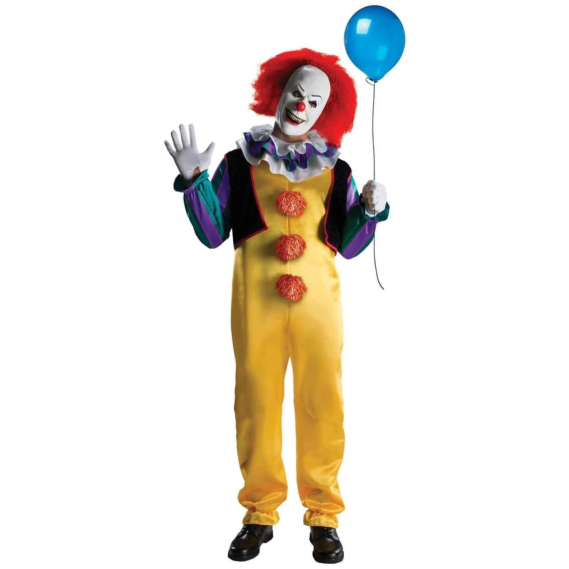 Pennywise Costume: Frightful Clown Ensemble with Mask | Image