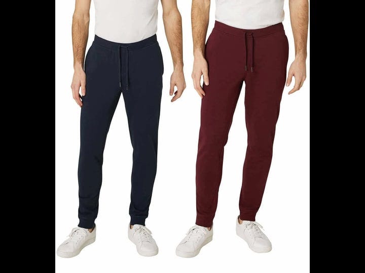 weatherproof-vintage-mens-2-pack-french-terry-slim-tapered-fit-everyday-jogger-pant-with-flex-waistb-1