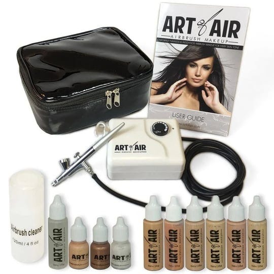 art-of-air-professional-airbrush-cosmetic-makeup-system-fair-to-medium-shades-6pc-foundation-set-1